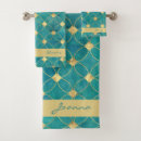 Search for gold and teal bath towels Abstract