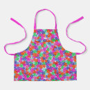 Search for drawing aprons Floral pattern