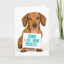 Search for wiener dog birthday cards Dachshund