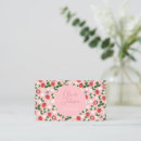 Search for strawberry business cards Fruit