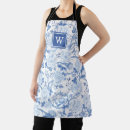 Search for birds aprons blue and white