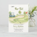 Search for golf birthday invitations Green