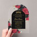 Search for red and black invitations For kids