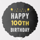 Search for 100th birthday balloons Celebration