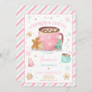 Search for cookies cocoa hot chocolate invitations Gingerbread party