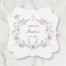 Search for religious favor tags Baby girl