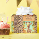 Search for 1st birthday wrapping paper Giraffe