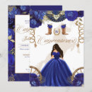 Search for royal blue and gold birthday invitations Elegant
