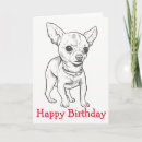 Search for chihuahua birthday cards Chiwawa