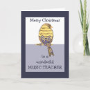 Search for for music teachers christmas cards Musician