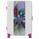 Search for bright colored luggage For her
