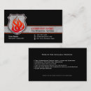 Search for fire safety business cards Professional