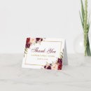 Search for burgundy thank you cards Vintage
