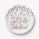 Search for rose gold paper plates Fifty