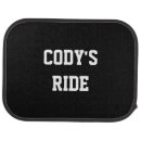 Search for designer car floor mats Dad