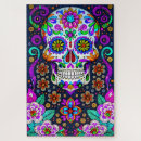 Search for day of the dead puzzles Skull