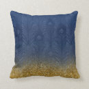 Search for peacock pillows Gold