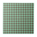 Search for brown checkered tiles Pattern