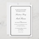 Search for traditional catholic wedding invitations Black and white
