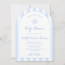 Search for nautical baby shower invitations Blue and white
