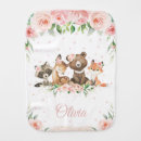 Search for woodland burp cloths whimsical
