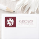 Search for florida state return address labels College team holidays