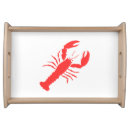 Search for seafood serving trays Red