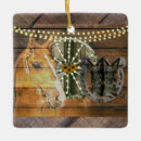 Search for horseshoe ornaments Cowboy boots