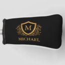 Search for black and gold golf head covers Initial