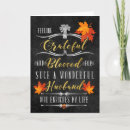 Search for for husband thanksgiving cards Autumn