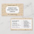 Search for brick business cards Renovation