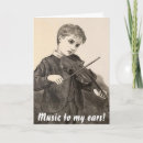 Search for violin birthday cards Black