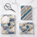 Search for blue santa claus wrapping paper Festive
