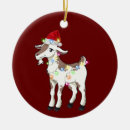 Search for goat ornaments Santa
