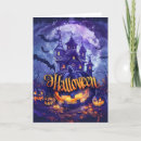 Search for vintage halloween cards Haunted house