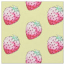 Search for strawberry fabric Vintage