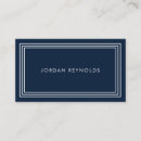 Search for navy business cards Minimalist