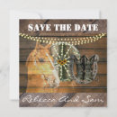 Search for cowboy boot save the dates Sunflowers