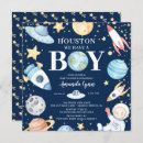 Search for space baby boy shower invitations Stars