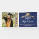 Search for blue banners Congrats grad