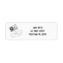 Search for music return address labels Vintage