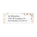 Search for glitter return address labels Golden