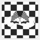 Search for checkered flag stickers Race cars