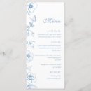 Search for dusty blue wedding menus Calligraphy
