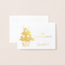Search for silver foil place cards Gold
