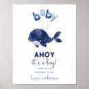 Search for whale baby shower posters Blue