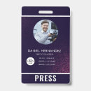 Search for press pass badges Event access