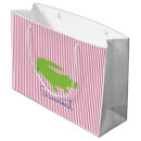 Search for pink and green gift bags For kids