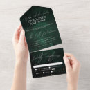 Search for green and black wedding invitations Formal