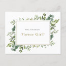 Search for flower girl cards Botanical